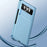 For Google Pixel Fold Electroplating Kickstand Phone Case PC Phone Cover - Blue - 7