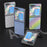 ABEEL For Samsung Galaxy Z Flip5 5G Rhinestone Texture Phone Case PU Leather + PC Back Cover - Multi-color - 5