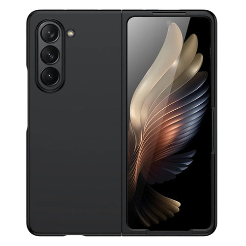 For Samsung Galaxy Z Fold5 5G Hard PC Phone Case Skin-touch Anti-scratch Cover - Black - 1