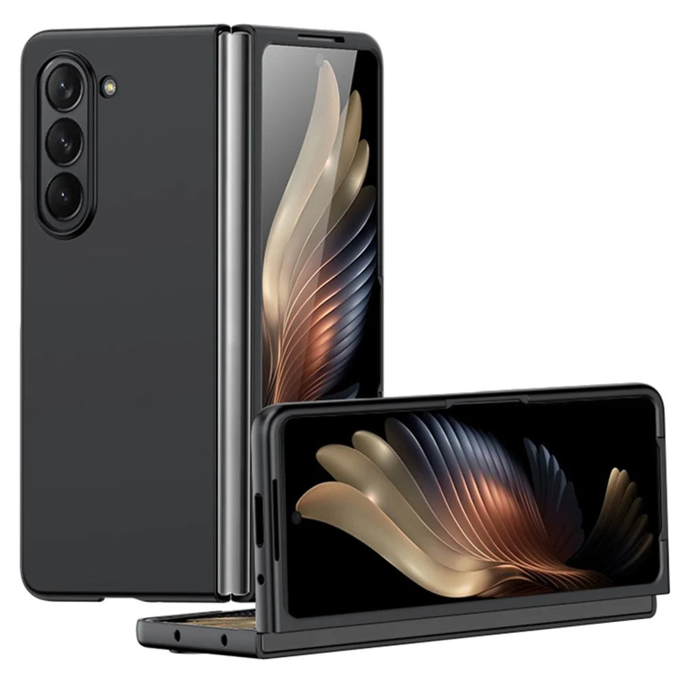 For Samsung Galaxy Z Fold5 5G Hard PC Phone Case Skin-touch Anti-scratch Cover - Black - 4