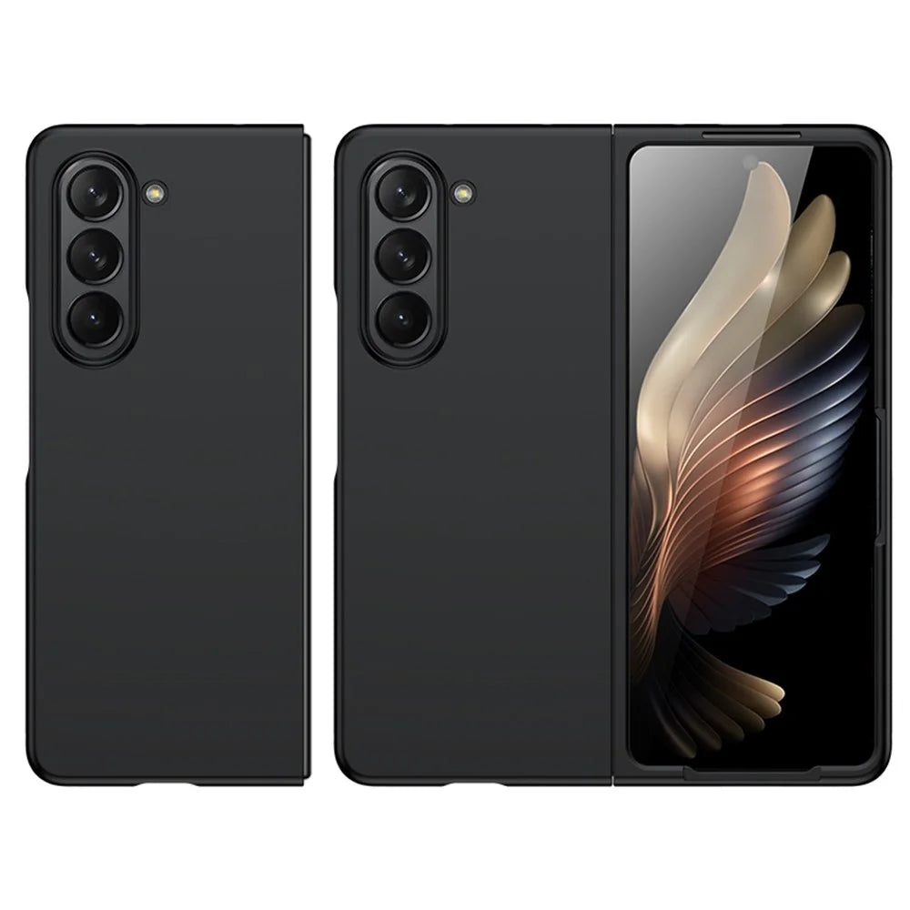 For Samsung Galaxy Z Fold5 5G Hard PC Phone Case Skin-touch Anti-scratch Cover - Black - 7