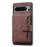 For Google Pixel 8 Pro RFID Blocking Wallet Case PU Leather Coated TPU Phone Kickstand Cover - Coffee - 5