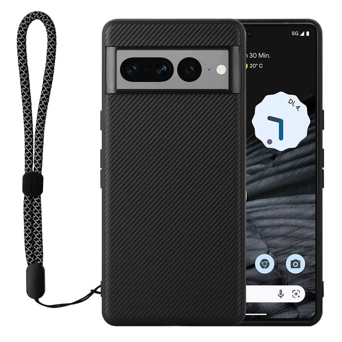 VILI TC Series for Google Pixel 7 Pro PU Leather Coating Phone Case Soft TPU Textured Phone Cover - 1