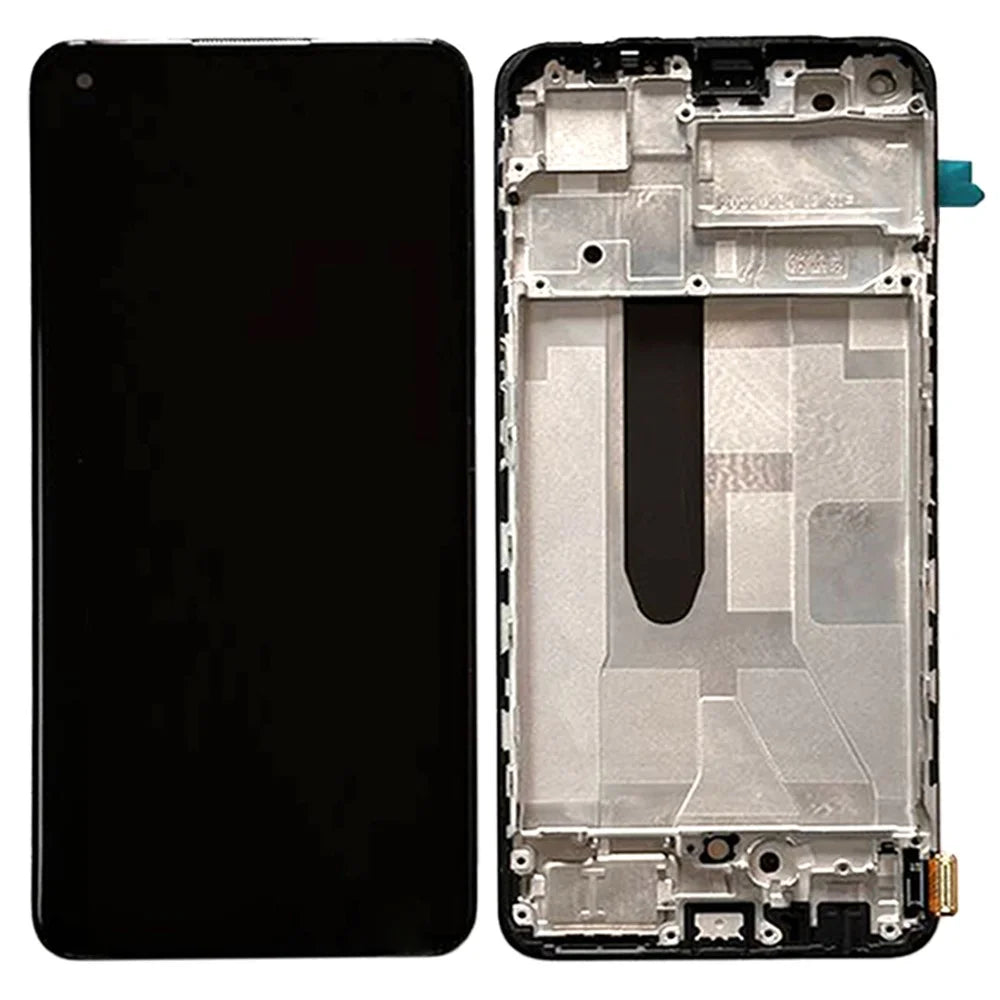 For Realme 9 4G Grade C OLED Screen and Digitizer Assembly + Frame Repair Part (without Logo) - 1