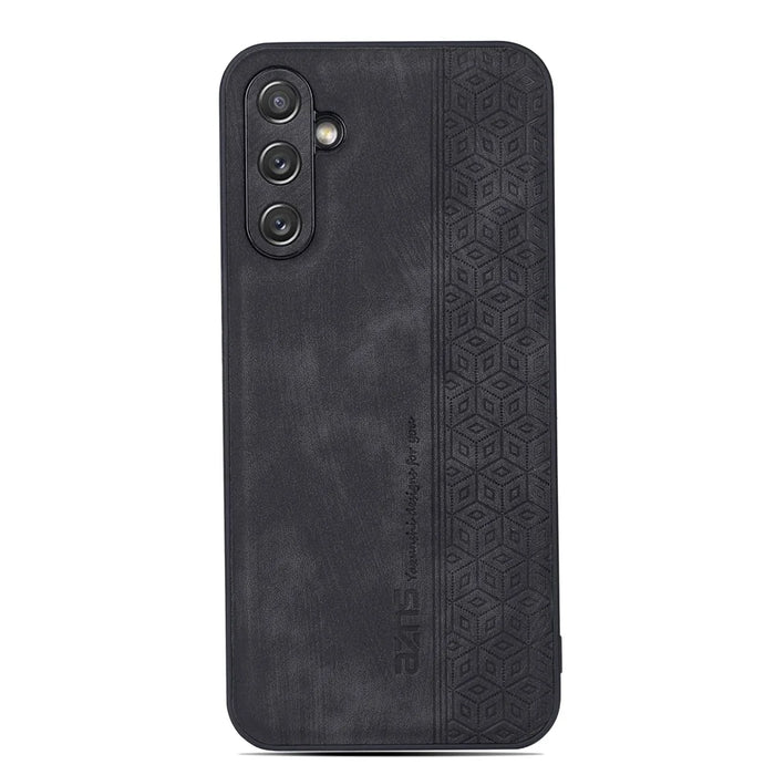 AZNS For Samsung Galaxy M14 5G Anti-scratch Phone Case Imprinted PU Leather+TPU Back Cover - Black - 2