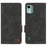 For Nokia C12 4G / C12 Pro / C12 Plus Wallet PU Leather Phone Case Hardware Decor Stand Cover - Black - 1