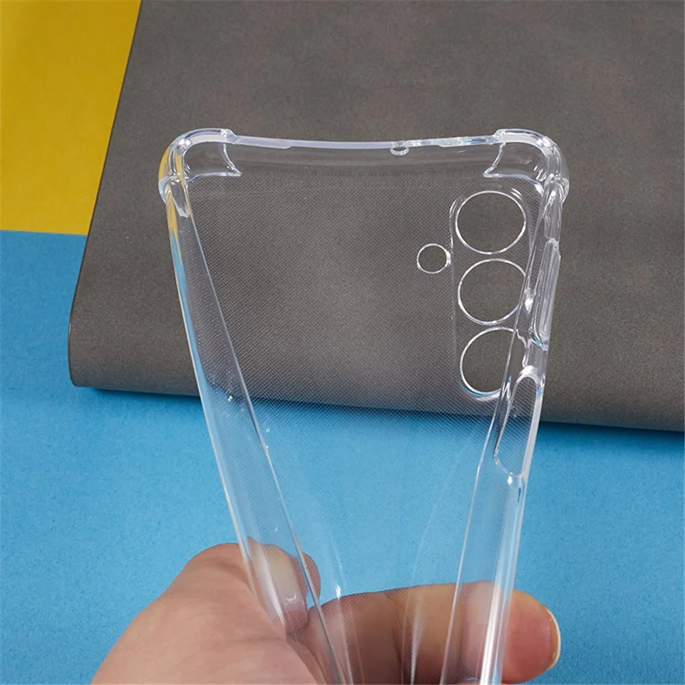 For Samsung Galaxy M54 5G / F54 5G Clear Phone Case Reinforced Corners TPU Cushion Back Cover - 7
