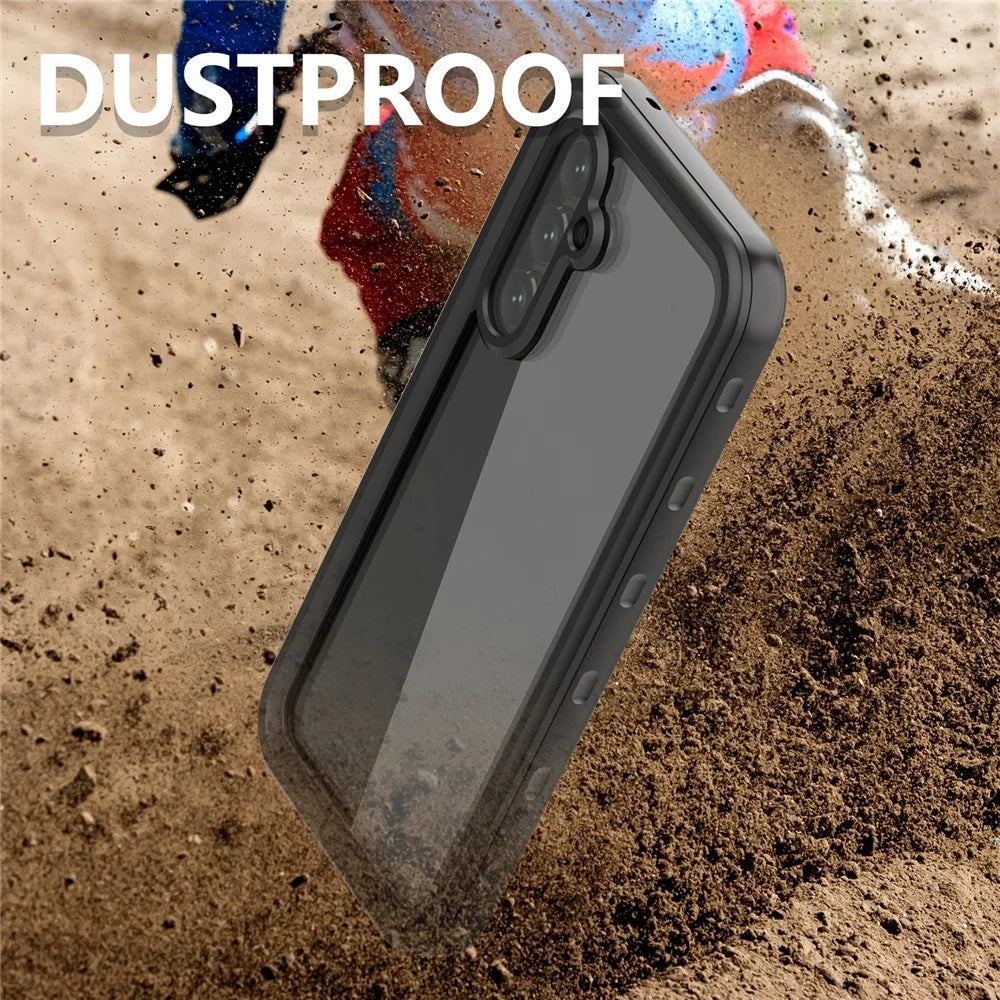 REDPEPPER A Series IP68 Waterproof Phone Case for Samsung Galaxy A54 5G Transparent PC+TPU Cover - 5