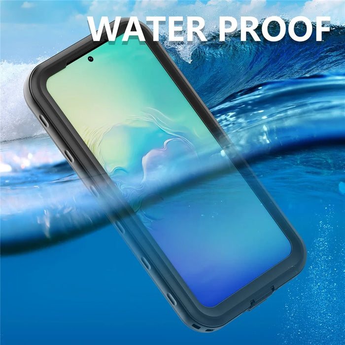 REDPEPPER A Series IP68 Waterproof Phone Case for Samsung Galaxy A54 5G Transparent PC+TPU Cover - 7