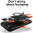 For Samsung Galaxy S21+ 5G Rotatable Ring Kickstand Cover PC + TPU Phone Case with Slide Camera Lid - Black - 4