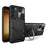 For Samsung Galaxy S23+ Rotatable Ring Kickstand Anti-drop Cover Slide Camera Lid PC + TPU Phone Case - Black - 1
