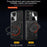 For Samsung Galaxy S23+ Rotatable Ring Kickstand Anti-drop Cover Slide Camera Lid PC + TPU Phone Case - Black - 7