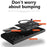 For Samsung Galaxy S22 Ultra 5G Slide Camera Lid PC + TPU Back Cover Rotatable Ring Kickstand Phone Case - Black - 4