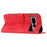 YX003 For Google Pixel 7 Pro 5G Imprinted Leather Stand Cover Cell Phone Wallet Case - Red - 3