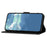 YX0040 For iPhone 14 Pro Max Leather Wallet Phone Case Imprinted Stand Protective Cover - Black - 3