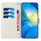 For Samsung Galaxy M14 5G Marble Pattern Flip Phone Case PU Leather Stand Wallet Cover with Strap - Rose Gold - 2