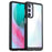 For Samsung Galaxy M54 5G / F54 5G TPU+Acrylic Back Phone Cover Clear Protective Case - Black - 1