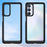 For Samsung Galaxy M54 5G / F54 5G TPU+Acrylic Back Phone Cover Clear Protective Case - Black - 2