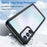 For Samsung Galaxy M54 5G / F54 5G TPU+Acrylic Back Phone Cover Clear Protective Case - Black - 3