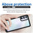 For Samsung Galaxy M54 5G / F54 5G TPU+Acrylic Back Phone Cover Clear Protective Case - Black - 4