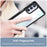 For Samsung Galaxy M54 5G / F54 5G TPU+Acrylic Back Phone Cover Clear Protective Case - Black - 5