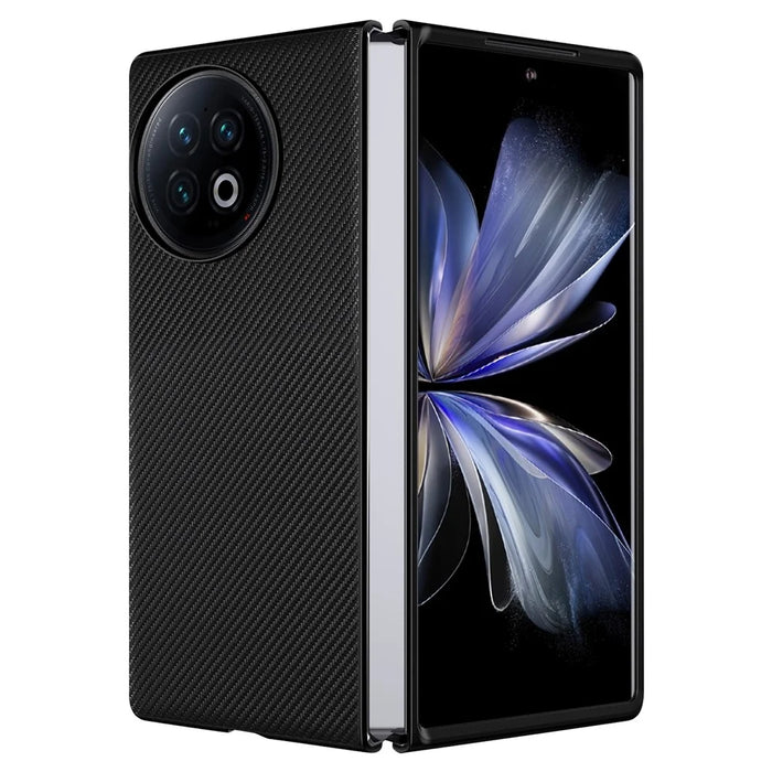 VILI TC Series Shockproof Phone Case for vivo X Fold2 Textured PU Leather Coated PC+TPU Cover - 1