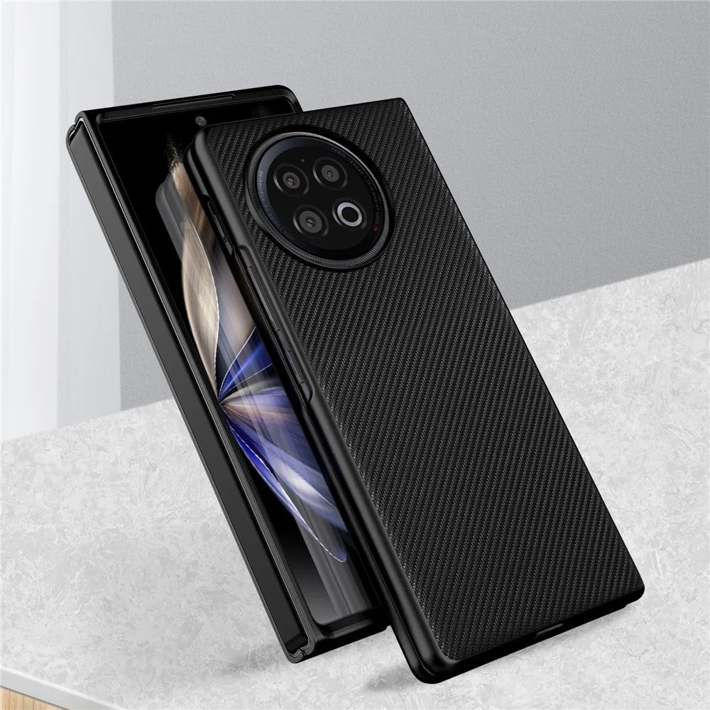 VILI TC Series Shockproof Phone Case for vivo X Fold2 Textured PU Leather Coated PC+TPU Cover - 3