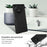 VILI TC Series Shockproof Phone Case for vivo X Fold2 Textured PU Leather Coated PC+TPU Cover - 4