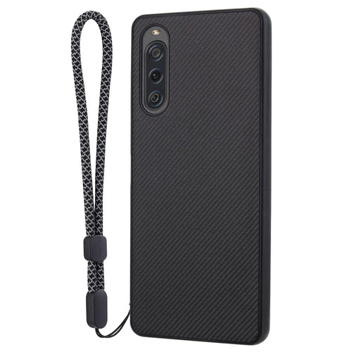 VILI TC Series Protective Phone Case for Sony Xperia 10 V Textured PU Leather Coated TPU Cover - 1