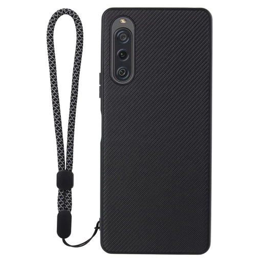 VILI TC Series Protective Phone Case for Sony Xperia 10 V Textured PU Leather Coated TPU Cover - 2