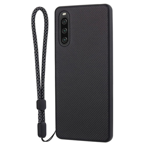 VILI TC Series Phone Case for Sony Xperia 10 IV 5G Textured PU Leather Coated TPU Protective Cover - 1