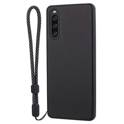 VILI TC Series Phone Case for Sony Xperia 10 IV 5G Textured PU Leather Coated TPU Protective Cover - 1