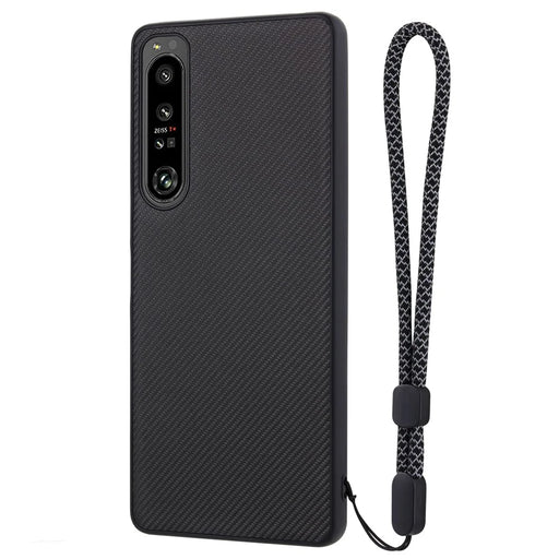 VILI TC Series Phone Case for Sony Xperia 1 IV 5G Textured PU Leather Coated TPU Shockproof Cover - 1