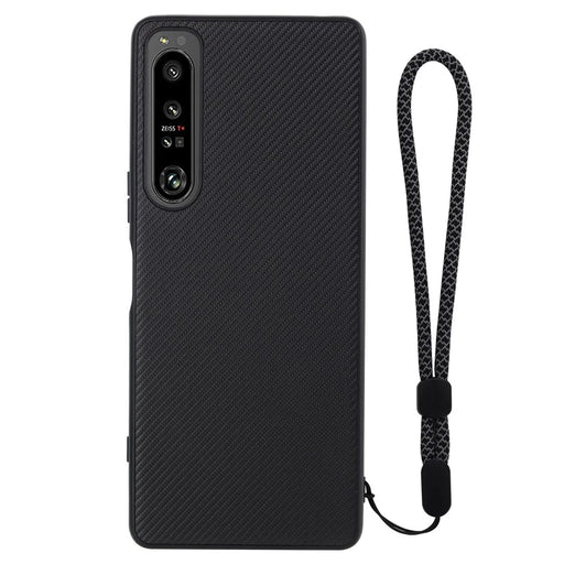 VILI TC Series Phone Case for Sony Xperia 1 IV 5G Textured PU Leather Coated TPU Shockproof Cover - 2
