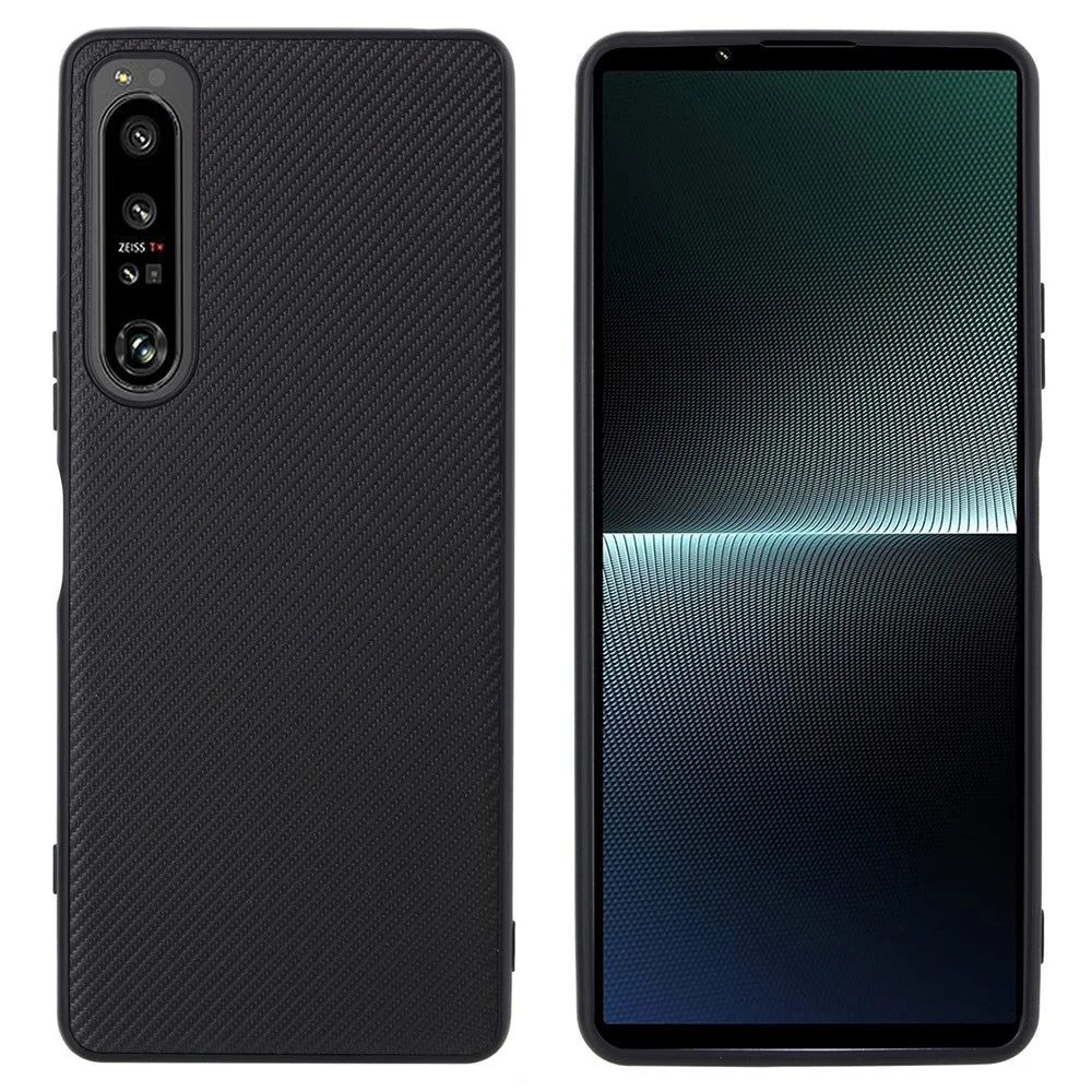 VILI TC Series Phone Case for Sony Xperia 1 IV 5G Textured PU Leather Coated TPU Shockproof Cover - 5