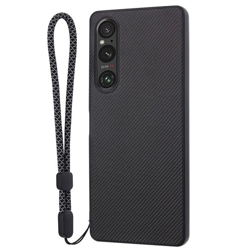 VILI TC Series Drop-proof Phone Case for Sony Xperia 1 V Textured PU Leather Coated TPU Cover - 1