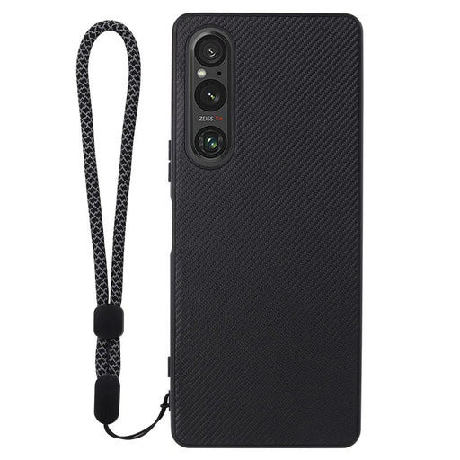 VILI TC Series Drop-proof Phone Case for Sony Xperia 1 V Textured PU Leather Coated TPU Cover - 2