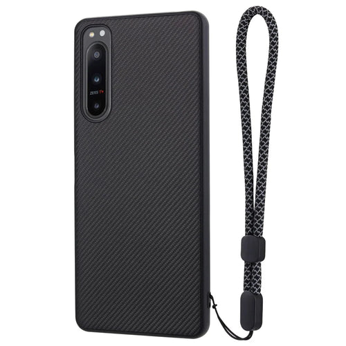 VILI TC Series For Sony Xperia 5 IV 5G Phone Case Anti-fall Textured PU Leather Coated TPU Cover - 1
