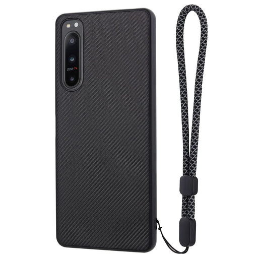 VILI TC Series For Sony Xperia 5 IV 5G Phone Case Anti-fall Textured PU Leather Coated TPU Cover - 1