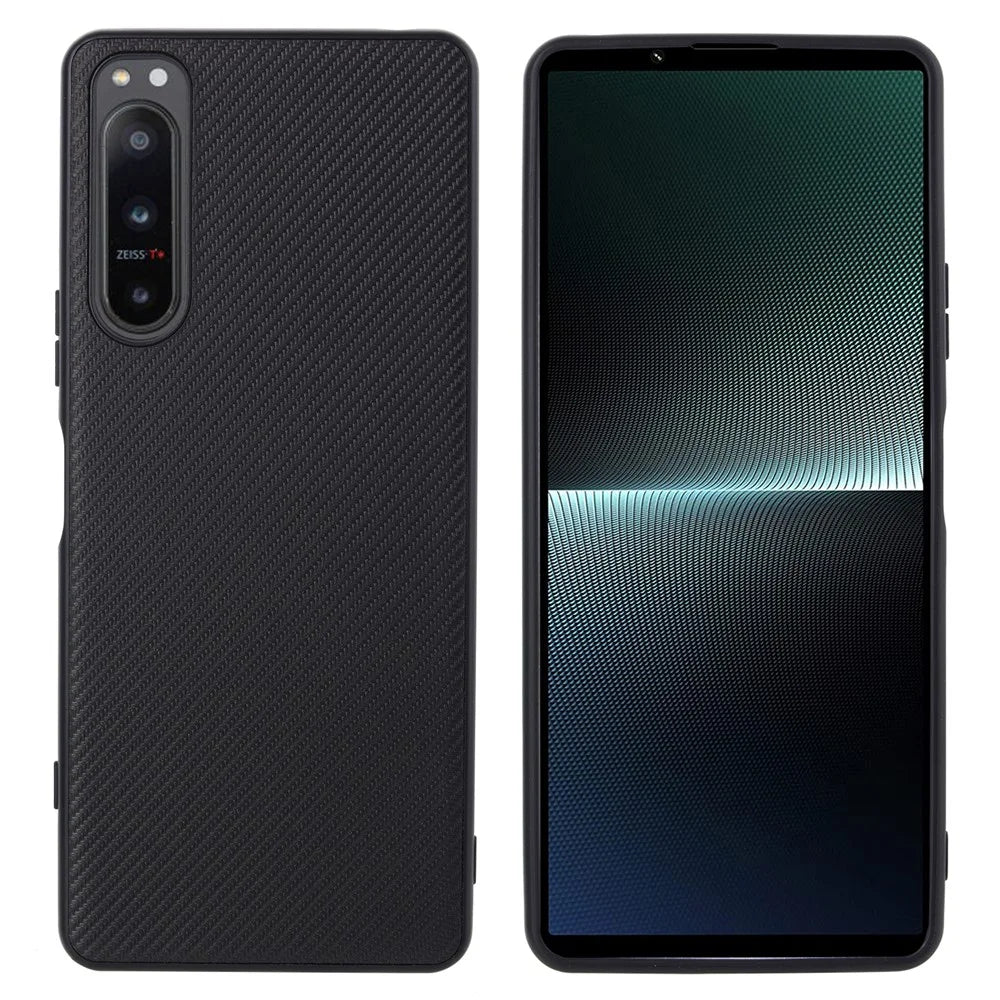 VILI TC Series For Sony Xperia 5 IV 5G Phone Case Anti-fall Textured PU Leather Coated TPU Cover - 5