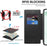 For Samsung Galaxy S22 Ultra 5G RFID Blocking Card Holder Case Magnetic Case Leather+TPU Phone Cover - Black - 5