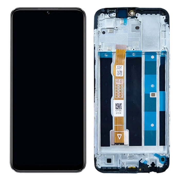 For vivo Y16 4G / Y02s 4G Grade B LCD Screen and Digitizer Assembly Part + Frame (without Logo) - 1
