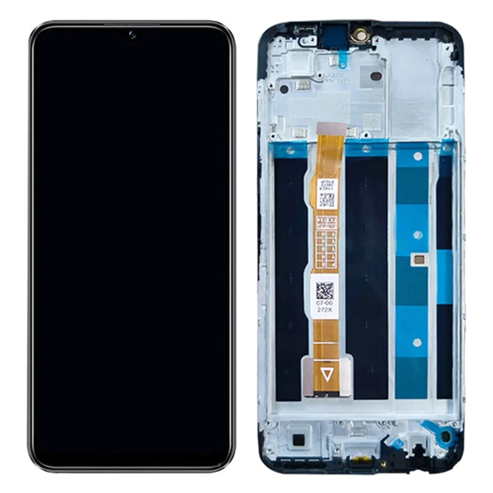 For vivo Y16 4G / Y02s 4G Grade S OEM LCD Screen and Digitizer Assembly + Frame Part (without Logo) - 1