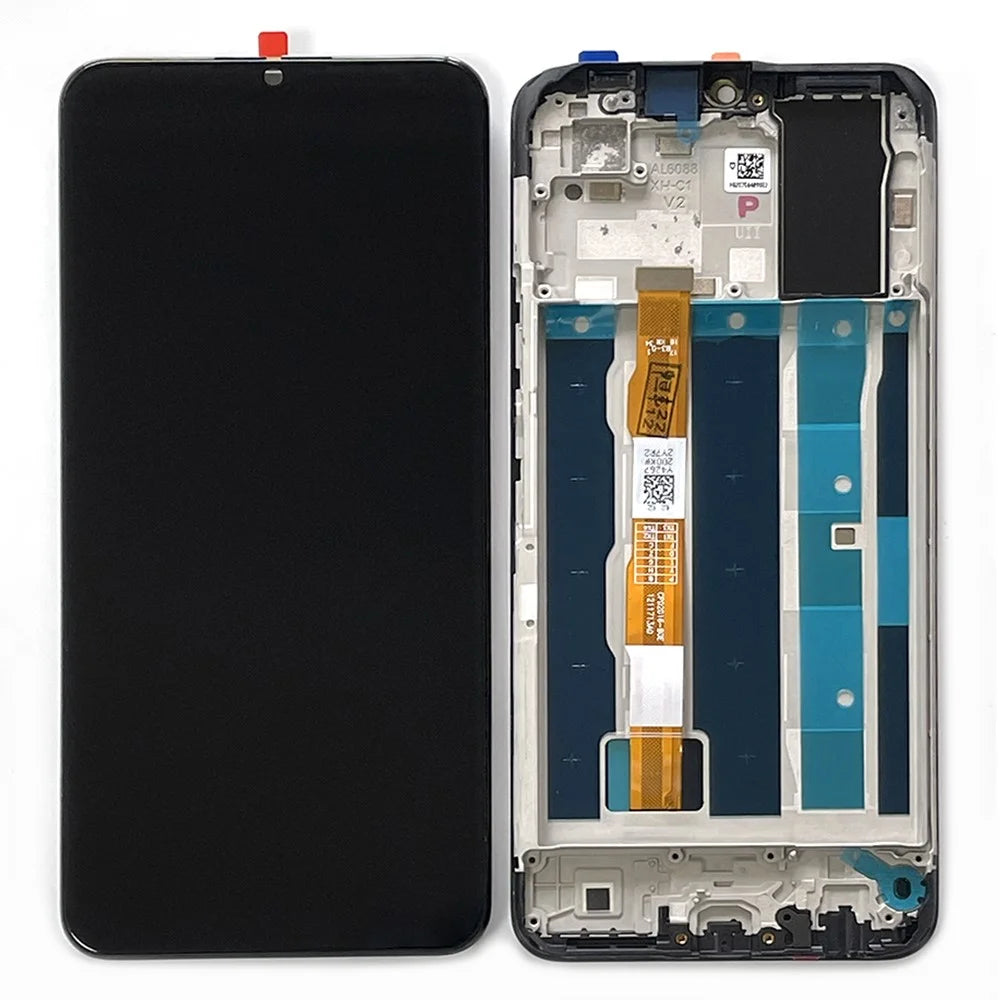 For vivo Y15s (Vivo Y15c) / Y15a Grade S OEM LCD Screen and Digitizer Assembly + Frame Part (Without Logo) - 1