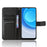 Diamond Texture Shell for Blackview A53 / A53 Pro PU Leather Wallet Case Flip Stand Phone Cover - Black - 2