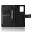 Diamond Texture Shell for Blackview A53 / A53 Pro PU Leather Wallet Case Flip Stand Phone Cover - Black - 4
