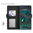 For Google Pixel 7a Phone Stand Case Card Holder Leather Phone Cover with Mirror Design - Black - 3