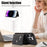 For iPhone 14 Pro PU Leather+TPU Scratch Proof Phone Case Kickstand Cover with RFID Blocking Card Bag - Black - 5