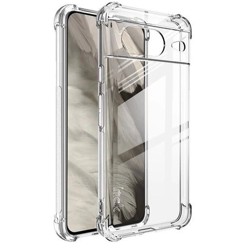 IMAK Clear Case for Google Pixel 8 , Soft TPU Shockproof Phone Back Protector Cover - Transparent - 1