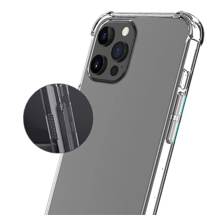 10PCS Slim-Fit 1.5mm Phone Case for iPhone 13 Pro , Drop Protection Clear Acrylic+TPU Shell Phone Cover - 5